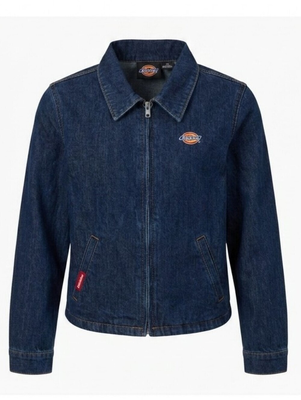 Dickies Girl Zipper Closure Madison Demin Jacket Size Large